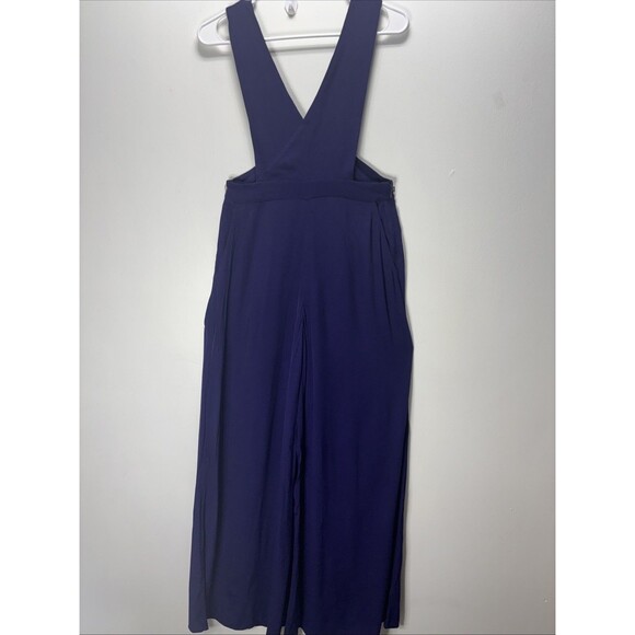 Anthropologie by Maeve Women’s Wide-Leg Jumpsuit blue sz 2 - Picture 4 of 16
